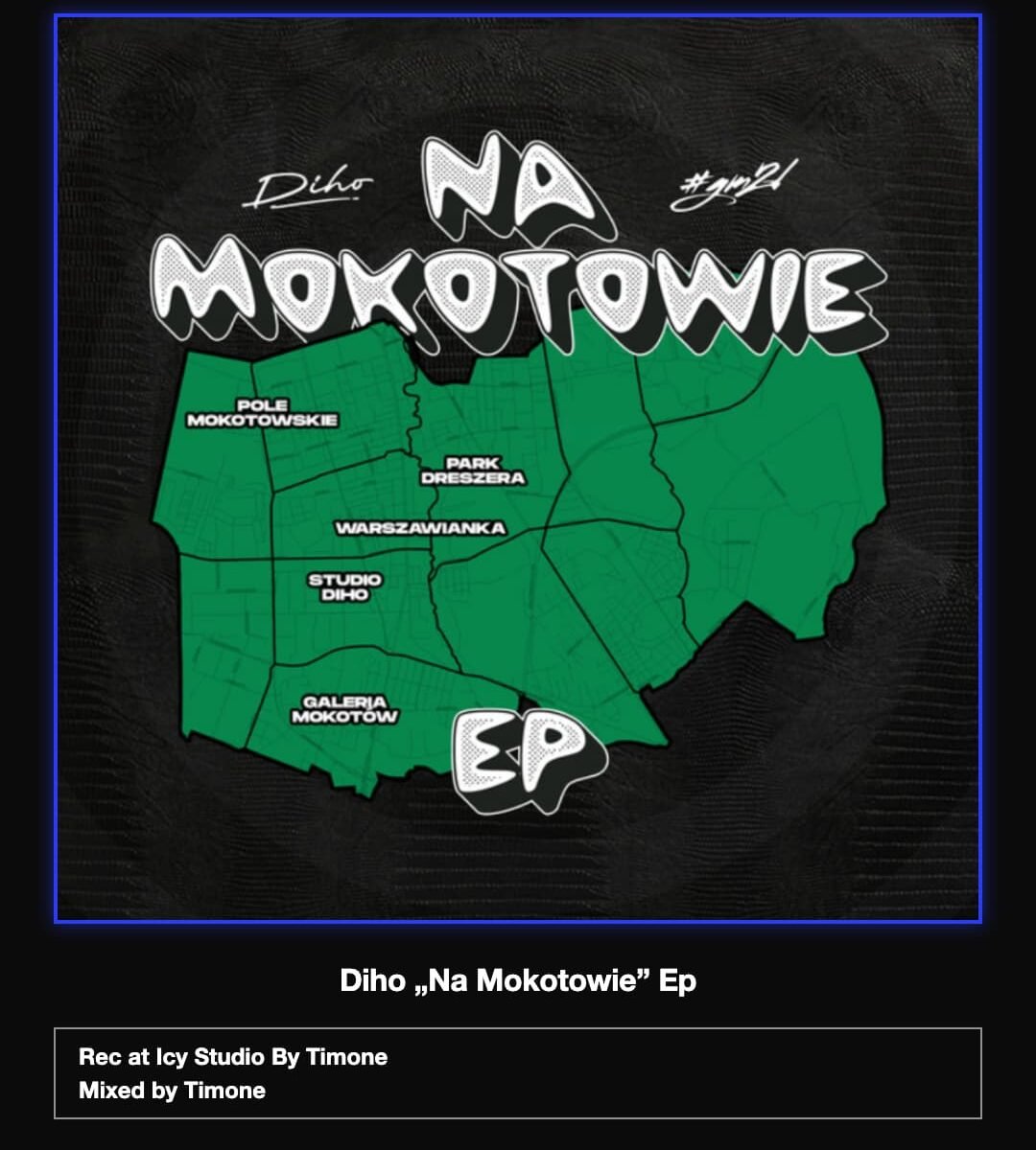 Diho „Na Mokotowie” EP – realizacja nagraniowa ICY Studio